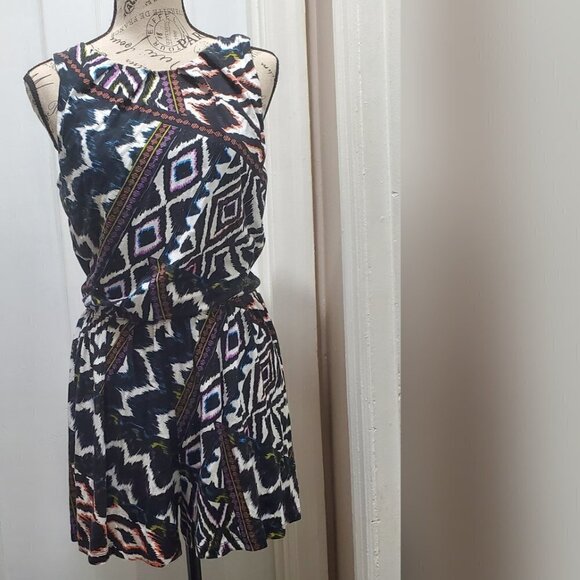Elegant Casual Short Playpsuit Sleeveless  Print Sexy Party Playsuit. 🌴 - Picture 1 of 10